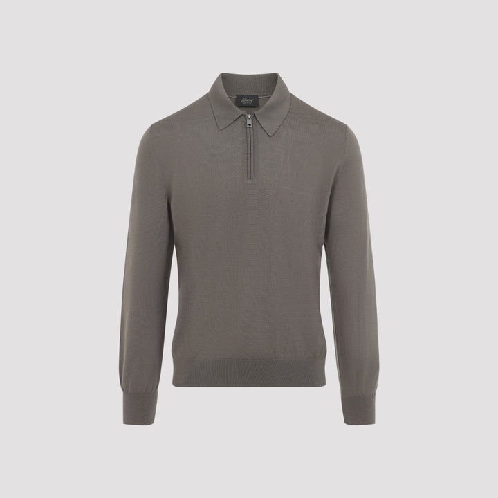 Brioni Polo - Brown | 283cd2063cabef1e4e33efa293f1c32dd2cc4974