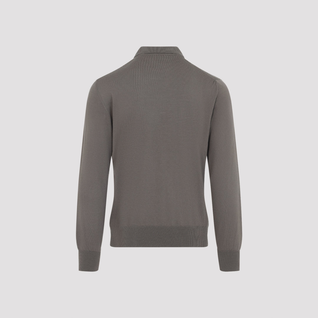 Brioni Polo - Brown | d61771350e941b45831c855660b4d542c3e9d293