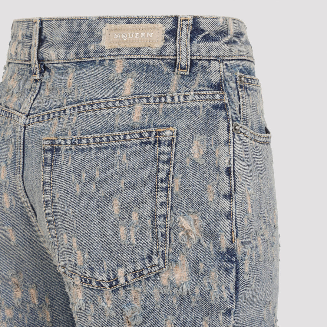 Alexander Mcqueen Jeans - Blue | d9d5d40f13f173ee47ec9478bad16e1a15e25a68