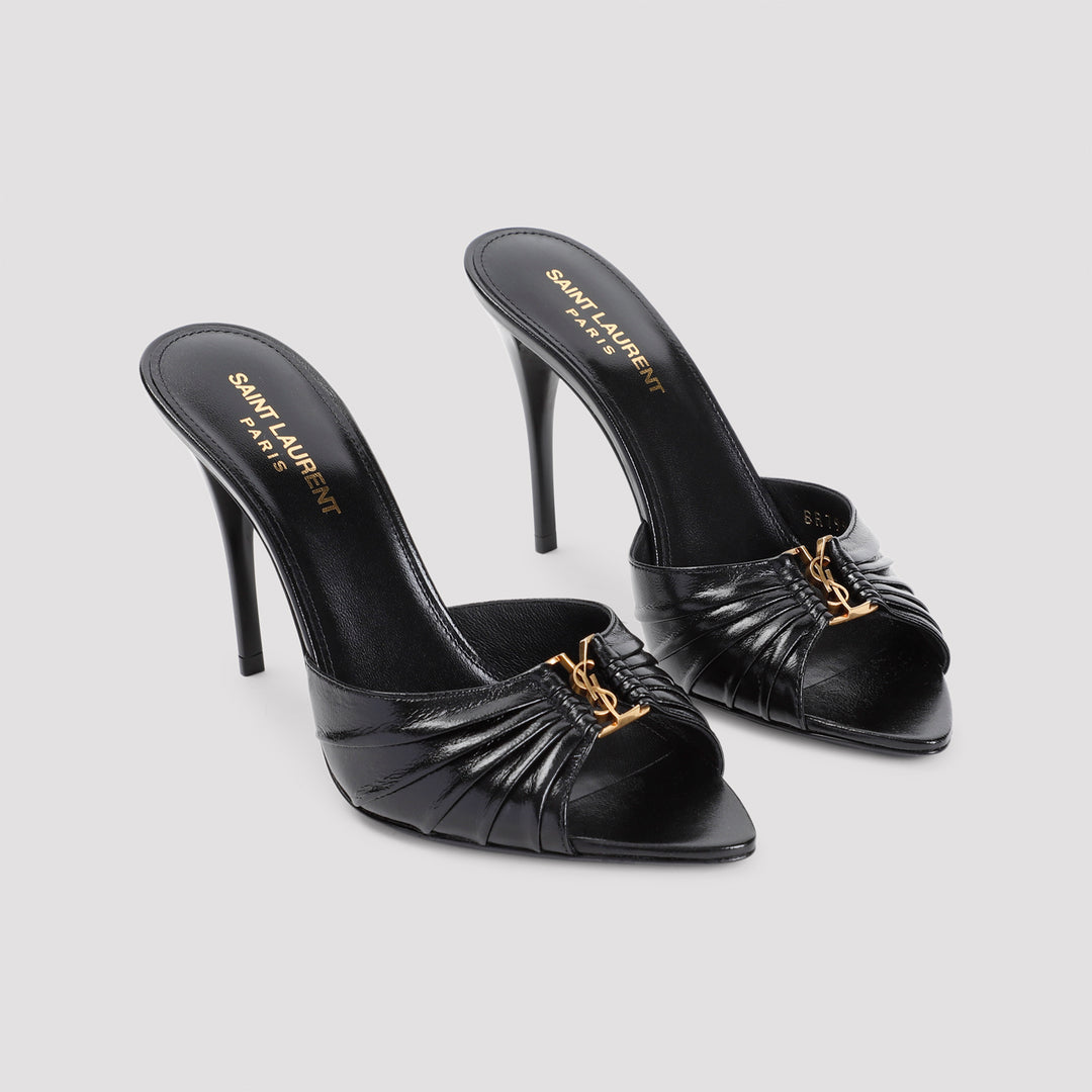 Saint Laurent Mules - Black | ffece1634e6206fc732e21bf79bd3b5022d4cdec