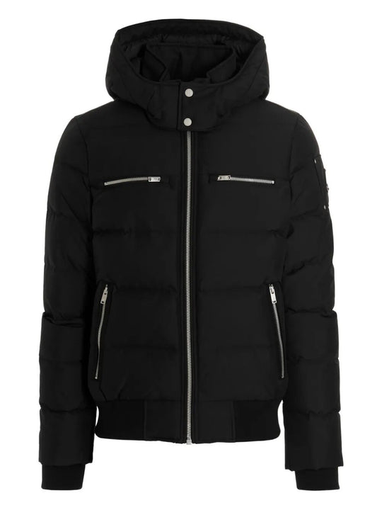 Cloud Bomber Jacket With Detachable Hood