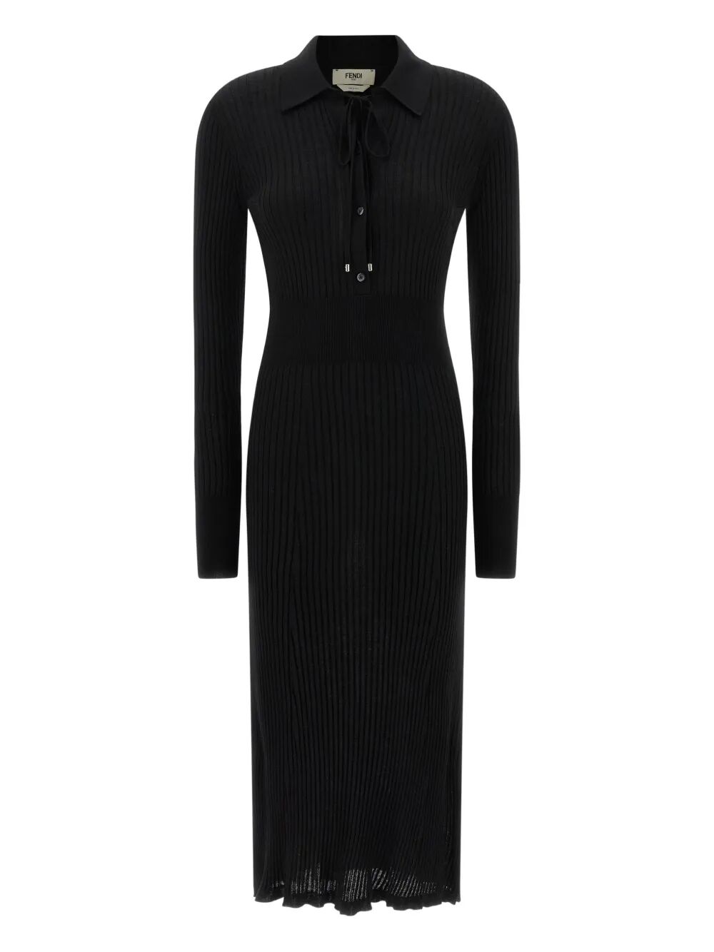 Fendi Midi dresses - Black | 1d56507903a70920aeefbe3e96322b390a8e3edb