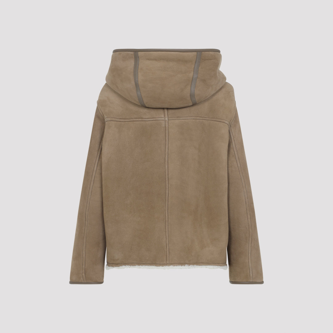 Yves Salomon Down jackets - Nude & Neutrals | 31db73d0c427795b9a99f7905c23ba539fb83cc3