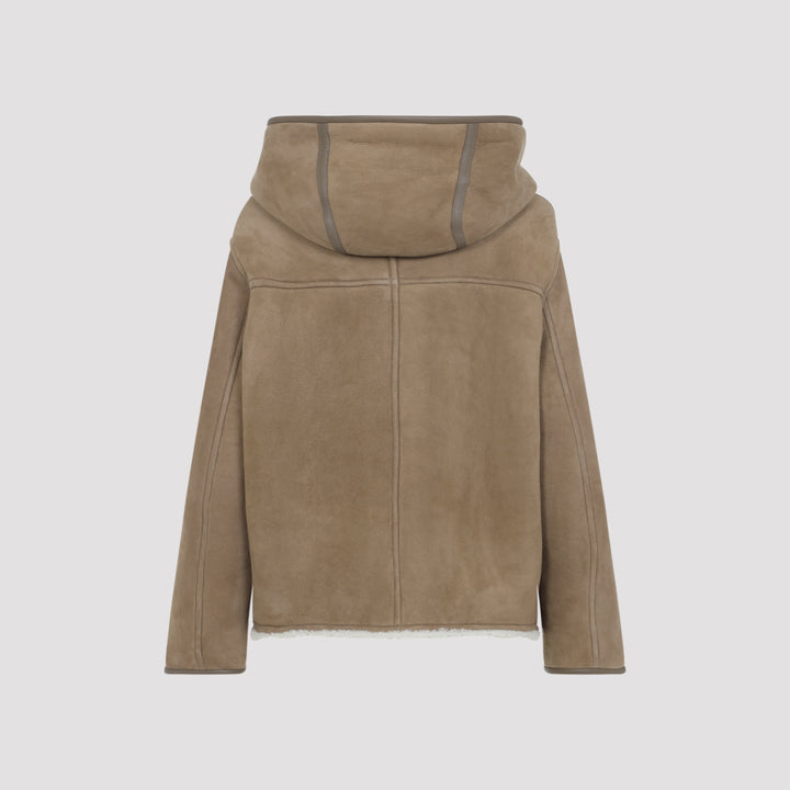 Yves Salomon Down jackets - Nude & Neutrals | 31db73d0c427795b9a99f7905c23ba539fb83cc3