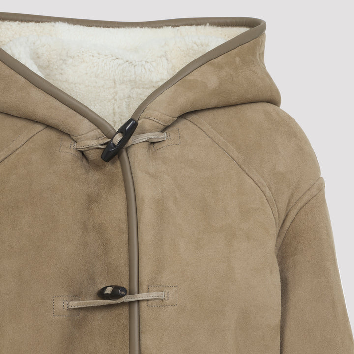 Yves Salomon Down jackets - Nude & Neutrals | 8c907563a3c95705ce6ffa5e9f34e640d97dbadc