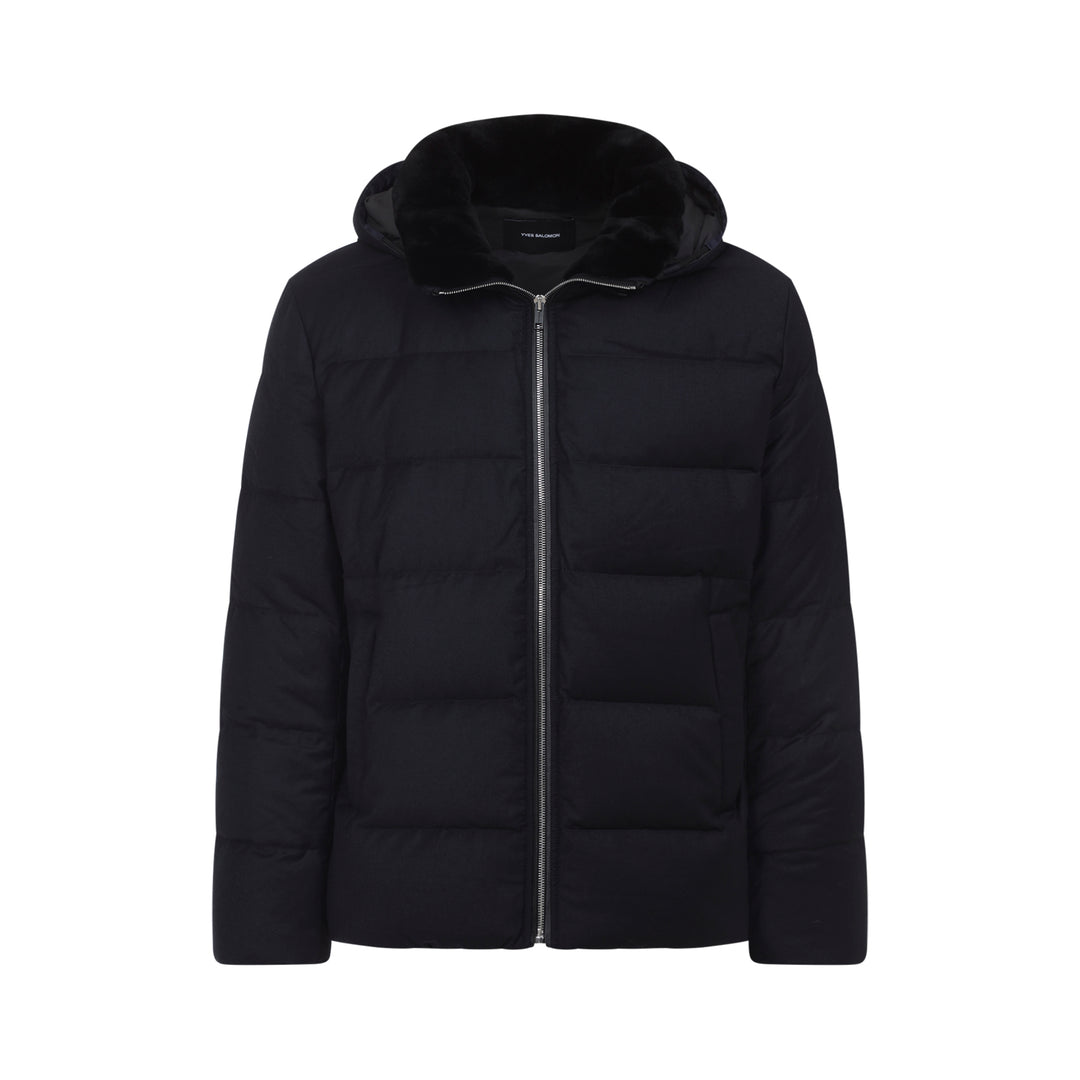 Yves Salomon Down jackets - Blue | f5ae2d4c5d99a329f3e1bcb6a07ff41337c624d4