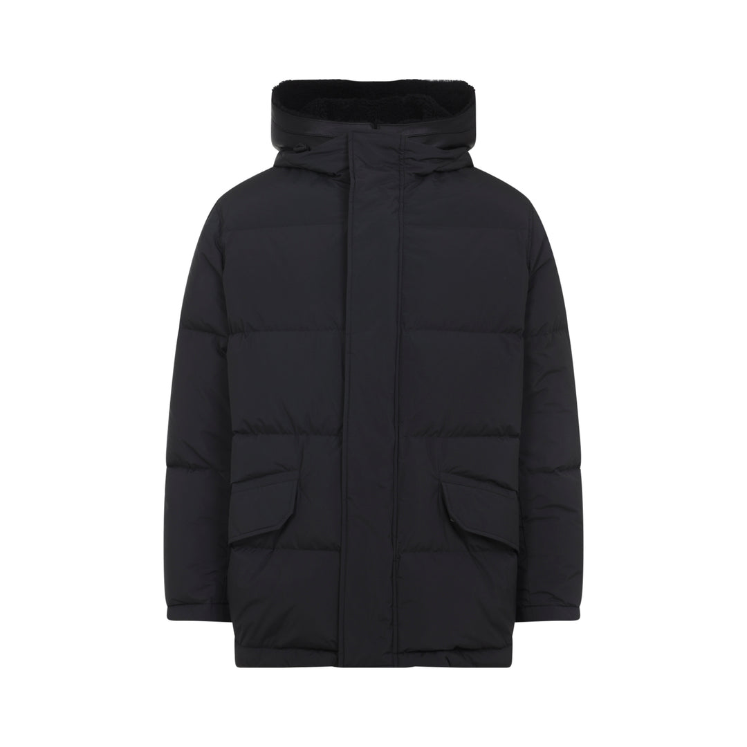 Yves Salomon Down jackets - Black | 79b9a1c74f17ad9076a0aebc7611858dbccd67a4
