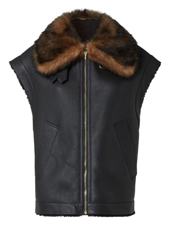 Nappa Shearling Gilet
