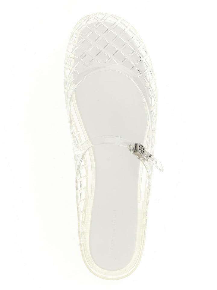 Tory Burch Mello Mary Jane Jelly Flat shoes - White | 44c545a436f46310382df0d9c979f6082bd30187