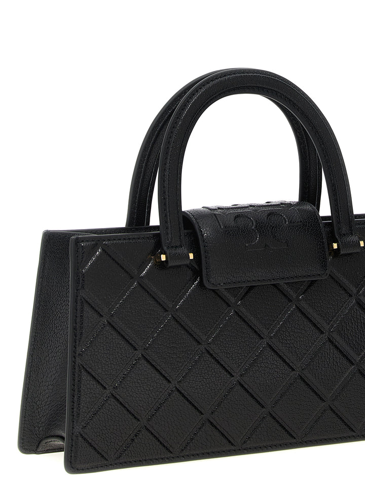 Tory Burch Fleming East-West Tote Bag - Black | 09a71cee2852219eb136f063e795f64ce1c54d61