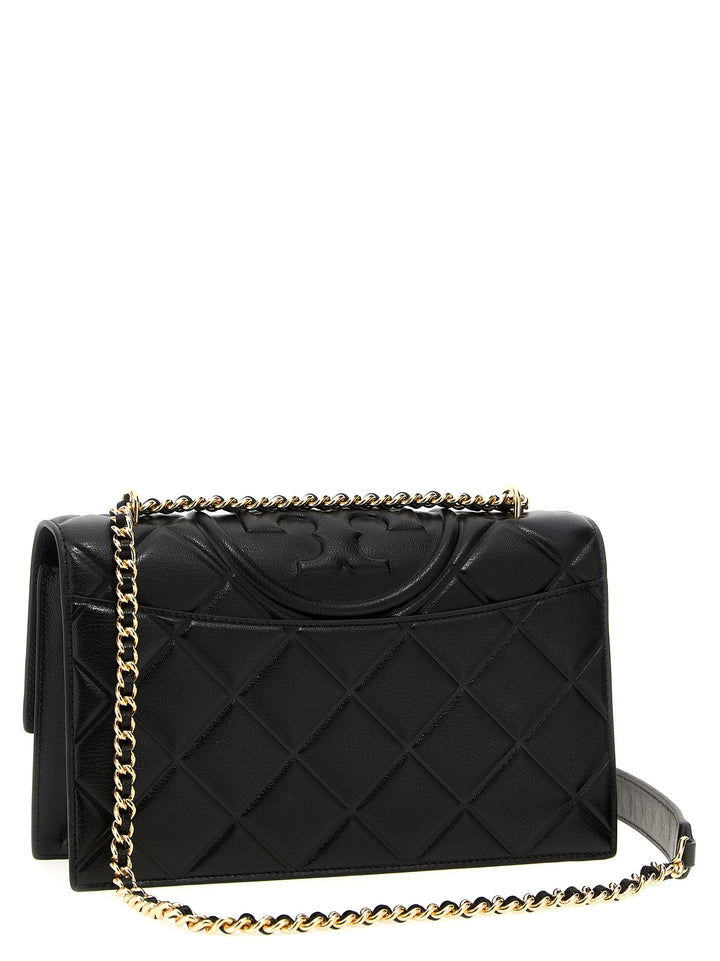 Tory Burch Fleming Convertibile Shoulder Bags - Black | 57f501a0d6eae509884fb0cdb5b868a7ad6d13dc