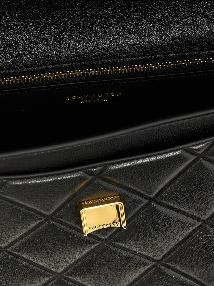 Tory Burch Fleming Convertibile Shoulder Bags - Black | 1615dc702015d4ede55d5ce4e0141e6a5f254501