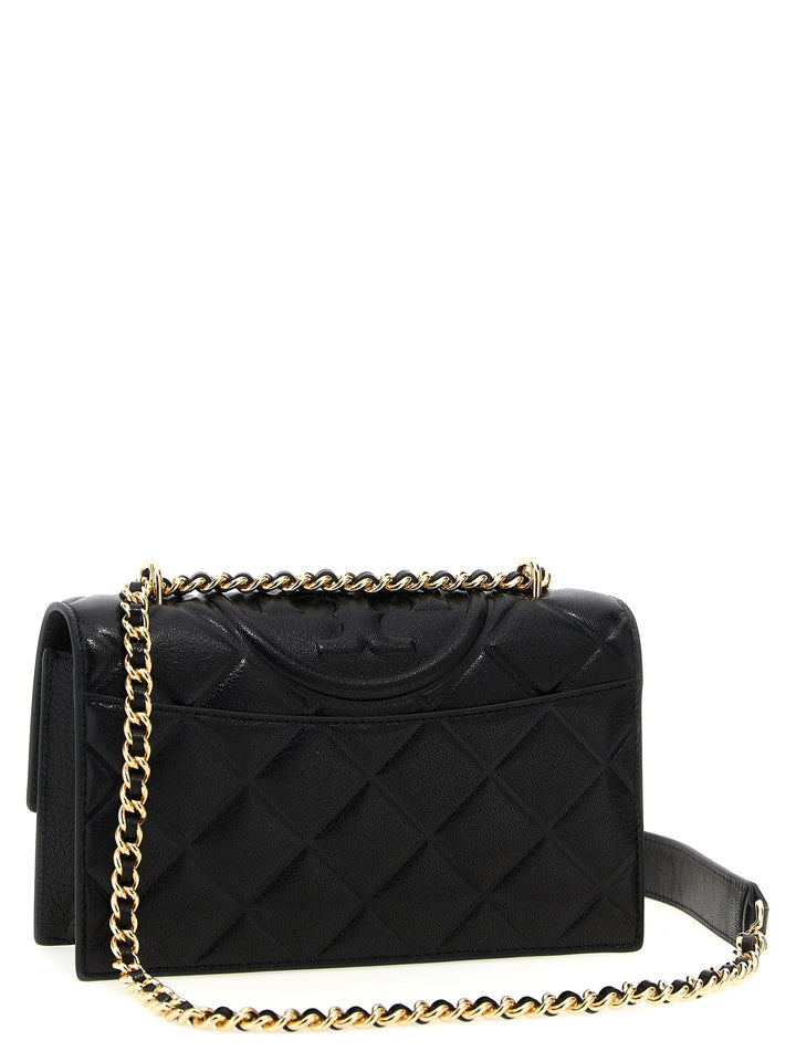 Tory Burch Fleming Convertibile Shoulder Bags - Black | cbec2292c23c0e4a052e538790e0c25d5cbac1a3