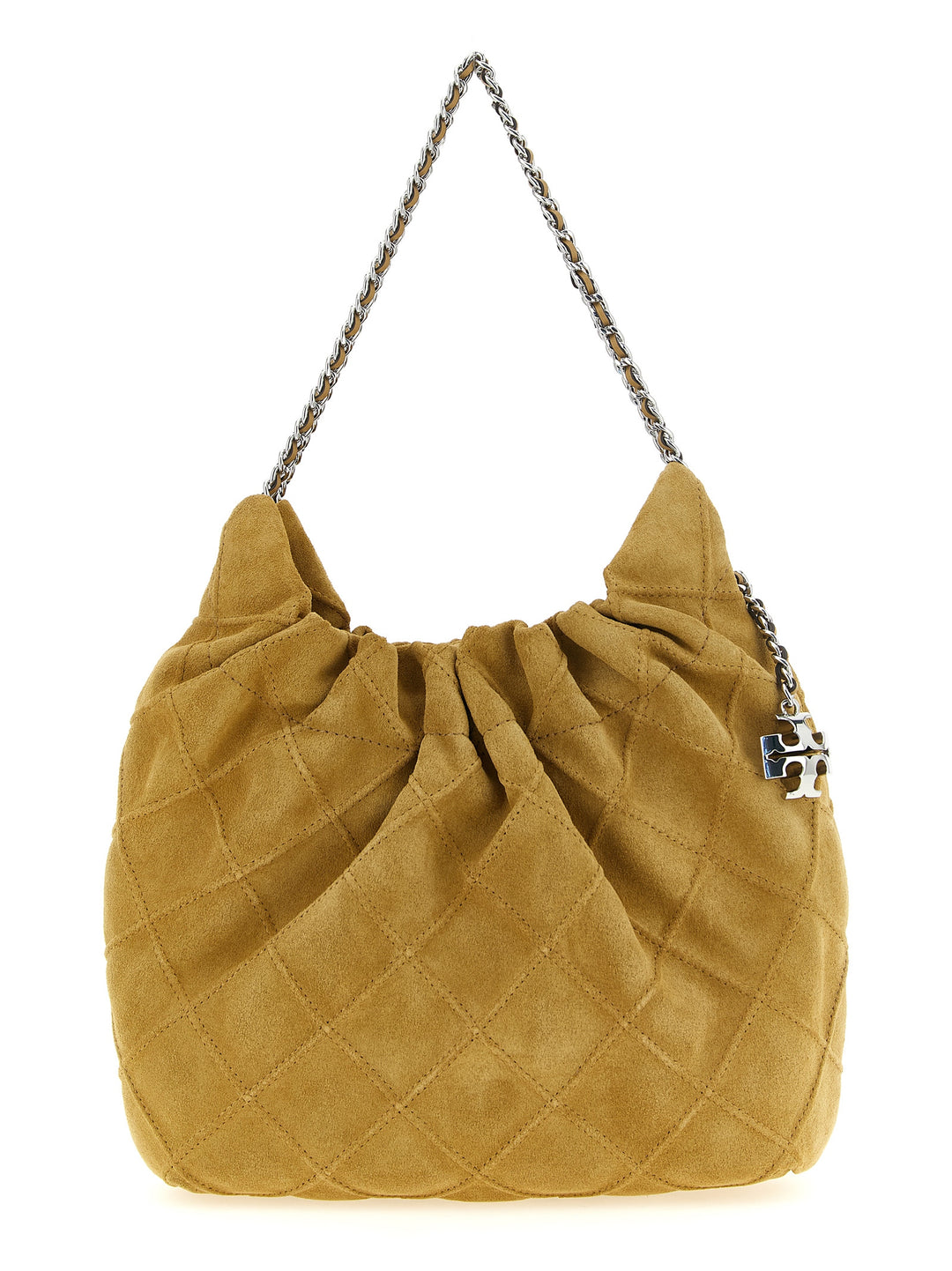 Tory Burch Hobo Mini Fleming Shoulder Bags - Beige | c548a63a4f82478fea9f19548f1c399662535287