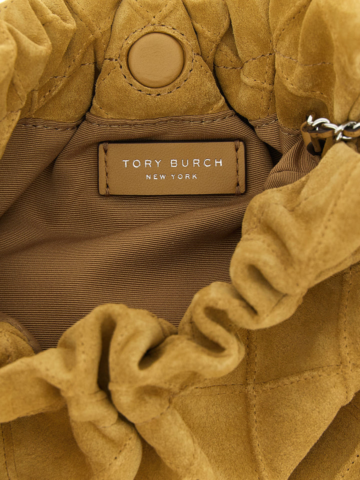 Tory Burch Hobo Mini Fleming Shoulder Bags - Beige | f29ba29034e787d8cea6a3fc9e66e3ba685f12e3