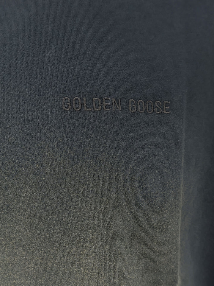 Golden Goose T-shirts and Polos - BLEACHED WASHED BLACK | c2ef5788361f6a6261bfecb9beea40a6daf75a91