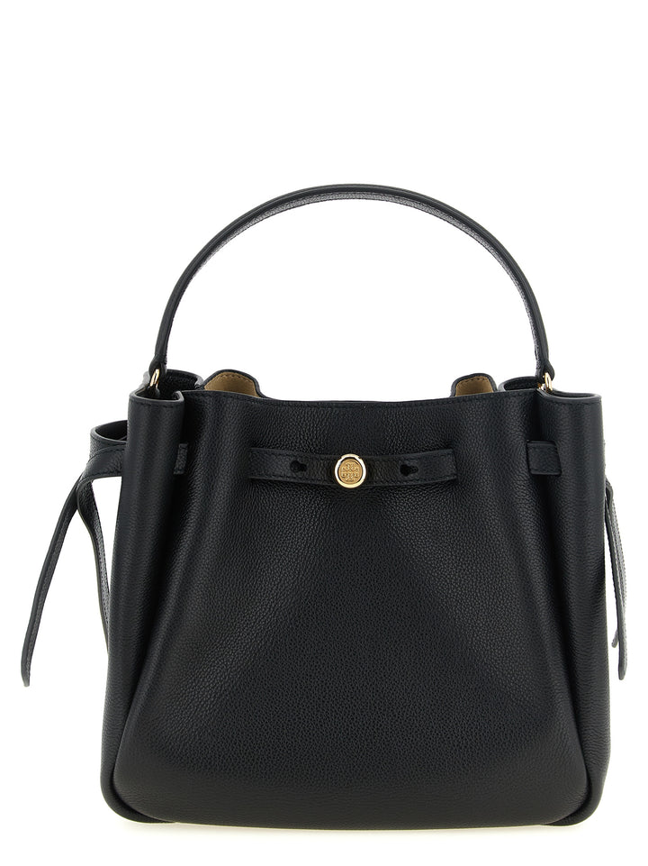 Tory Burch Romy Bucket Crossbody Bags - Black | f7e4e722dfd4c56f8c68c798446aee26223e05bb