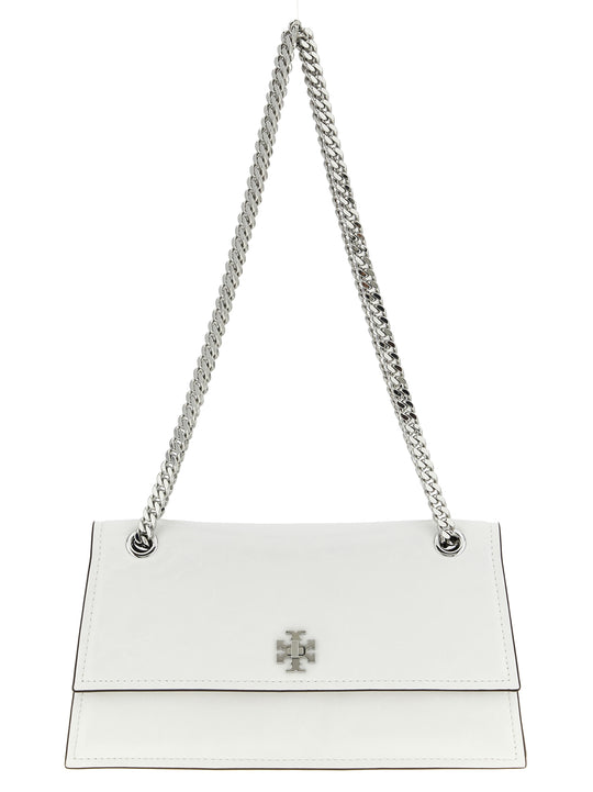 Kira Turnlock Shoulder Bags White