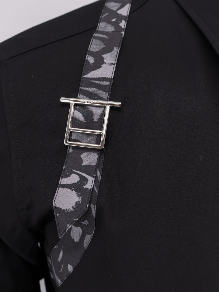 Alexander Mcqueen Shirts - Blacks and greys | d963e2cea1150d3b88326f35e5c0b578f1c5e2ff