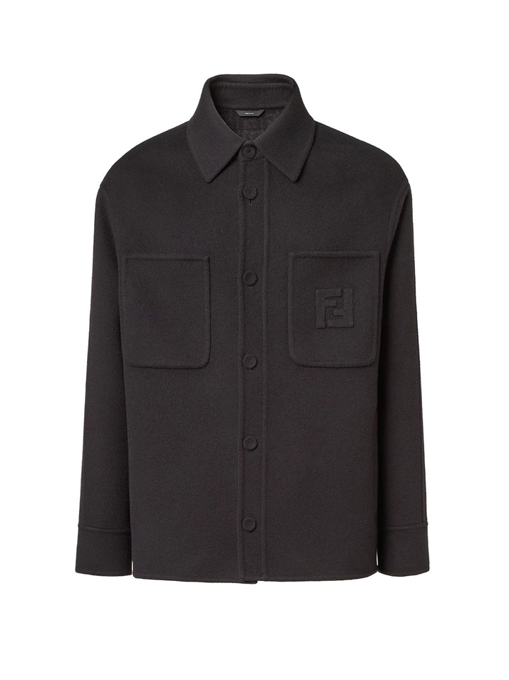 Fendi Coats - BLACK/GREY | 1f5bb821320fa811fcc770a6f84b7a00ca18fc64