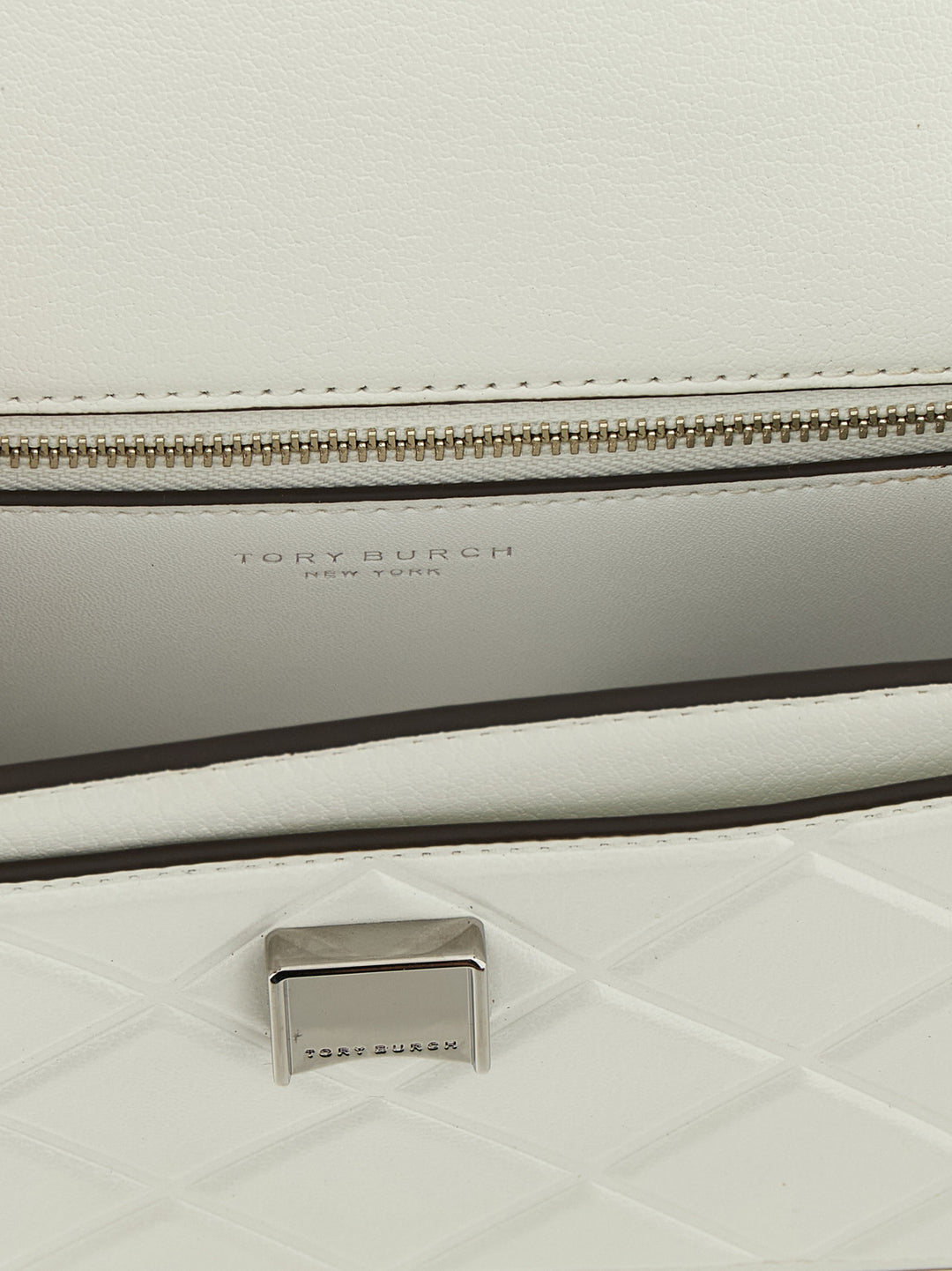 Tory Burch Fleming Small Crossbody Bags - White | 2ebb229c98148325b1e14b8165d2e1c85440a4d9