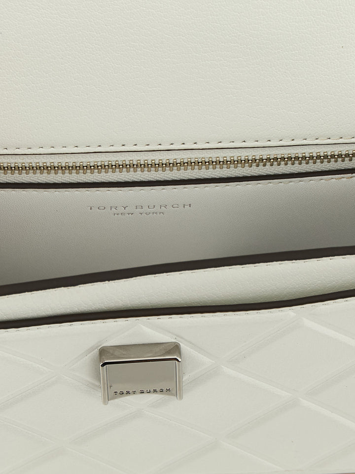 Tory Burch Fleming Small Crossbody Bags - White | 2ebb229c98148325b1e14b8165d2e1c85440a4d9