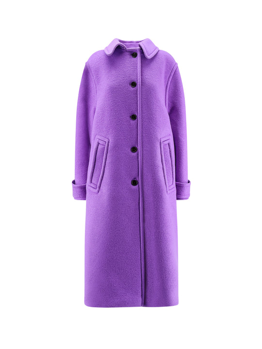 Compact Cashmere Wool Coat