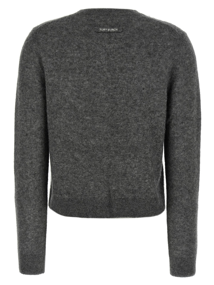 Tory Burch Embroidery Cardigan Sweaters and Cardigans - Gray | aa894d06e9f3436828f32a7a0b295288f071a56f
