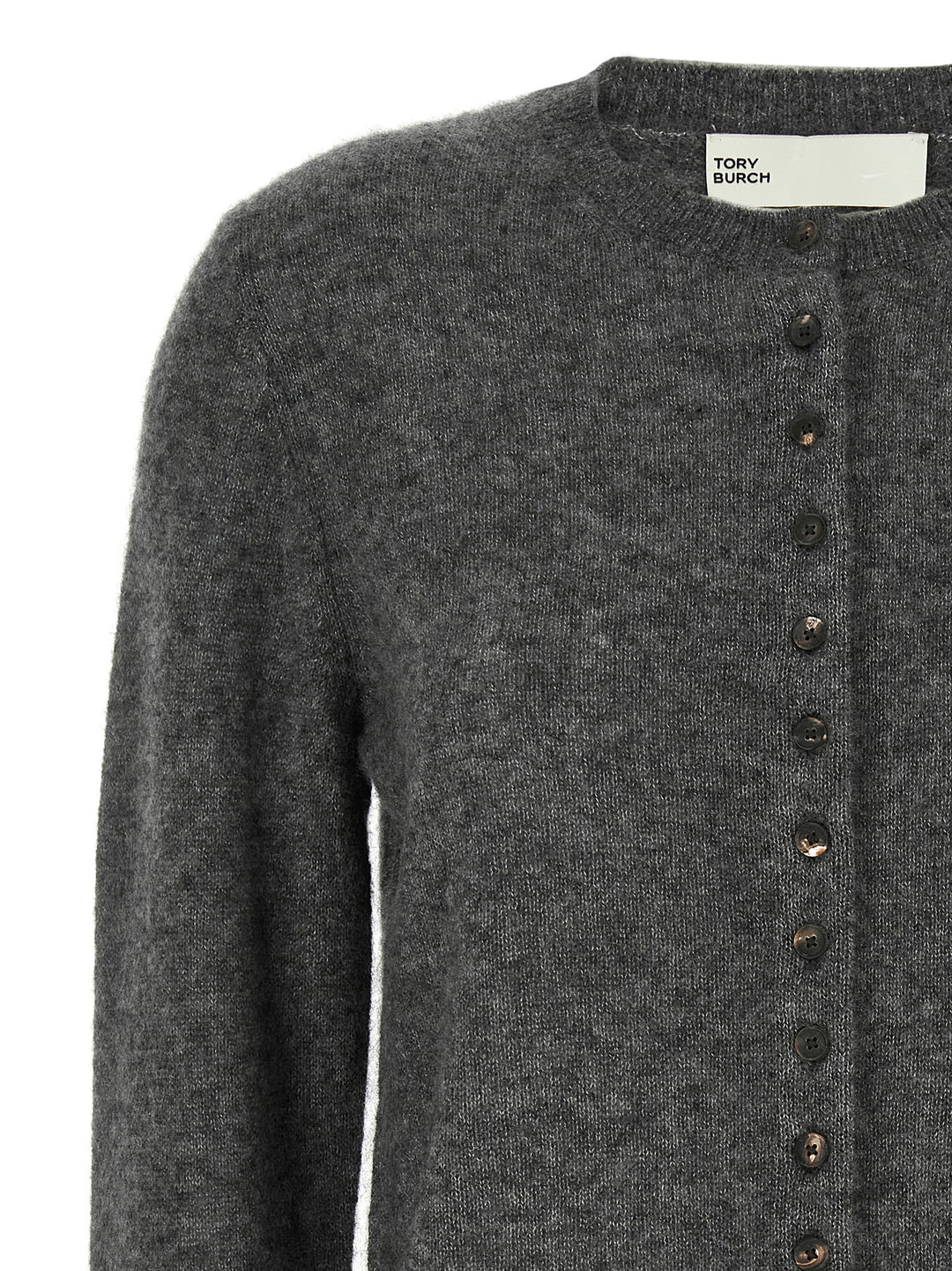 Tory Burch Embroidery Cardigan Sweaters and Cardigans - Gray | 6e46728a5a49b821e6dadd8289e8b456992fbc78