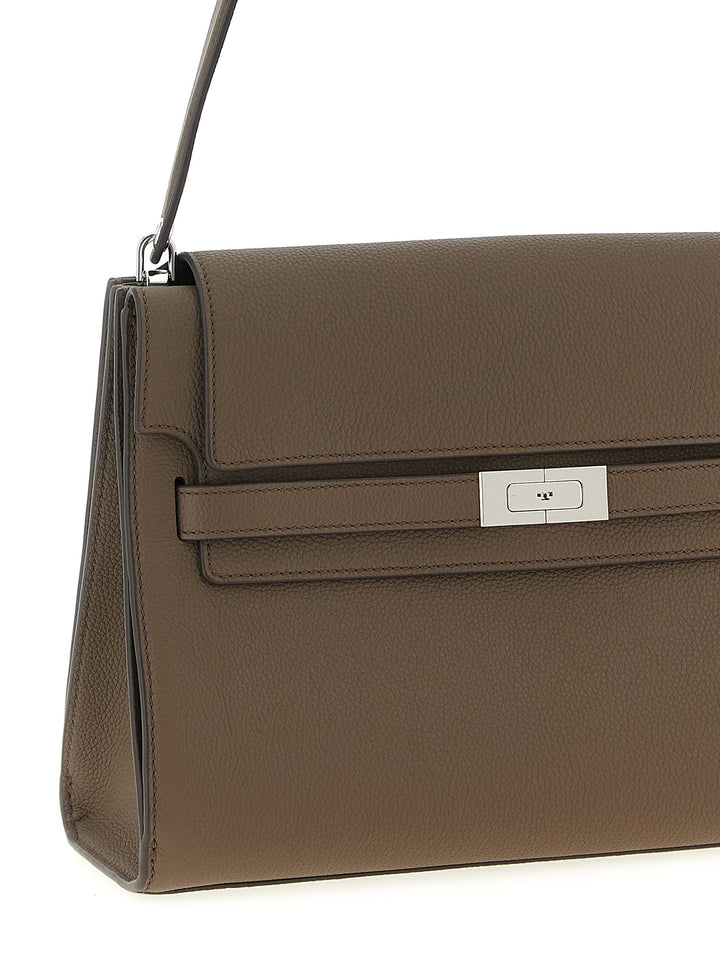 Tory Burch Lee Radziwill Shoulder Bags - Brown | a6e947cf67a4b963274a427a28c739927213d75f