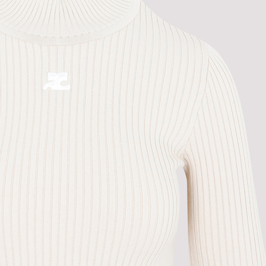 Courreges Pullover - Nude & Neutrals | 25c5fdc4477de131f5f7e46e1086941bfa616477