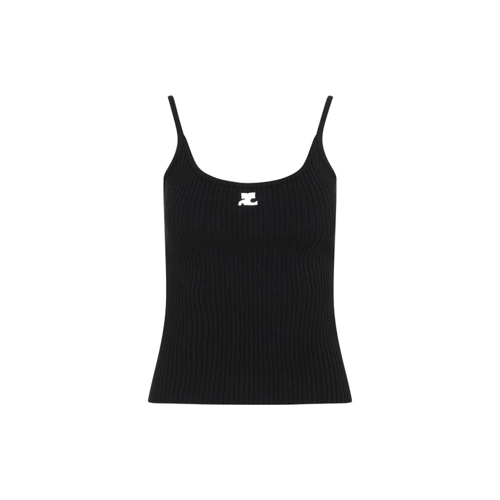 Courreges Vests & tanks - Black | 282c6da2bba1a79ada5d6dc0ab684854208e580a