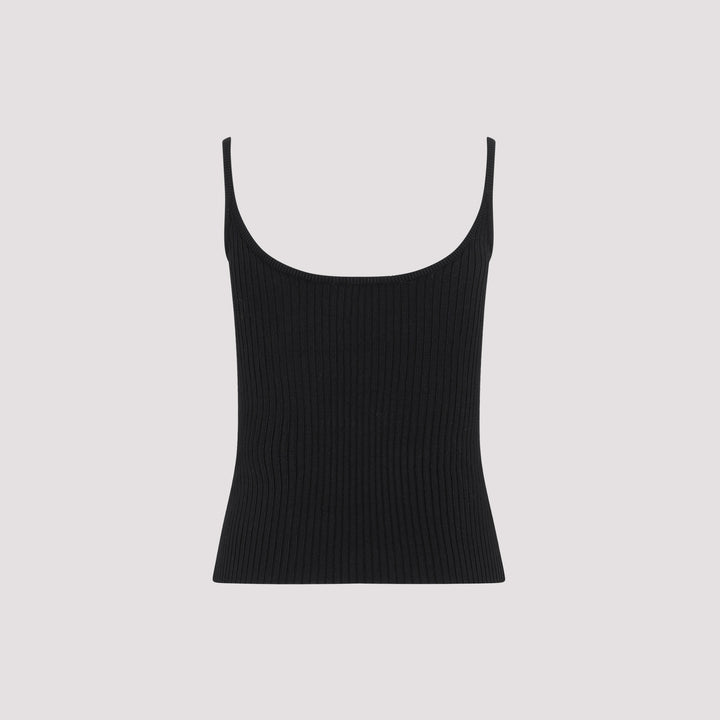 Courreges Vests & tanks - Black | 5c84e57c533a7a32765f686e270a07a109e2a0ff