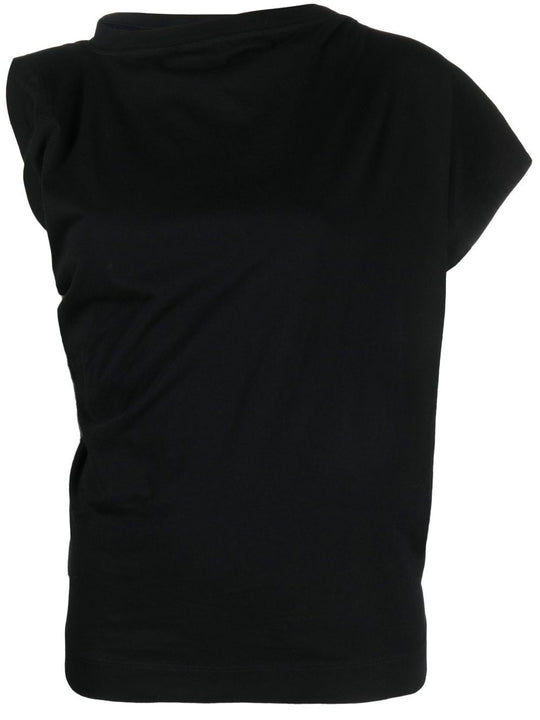 Hebo Draped Cotton Top