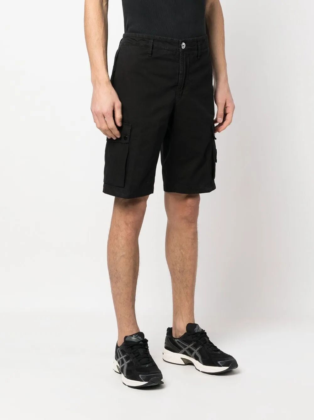 Stone Island Track shorts - Black | 6c90ad608a5979aa0ed957bd2620366e9171e313