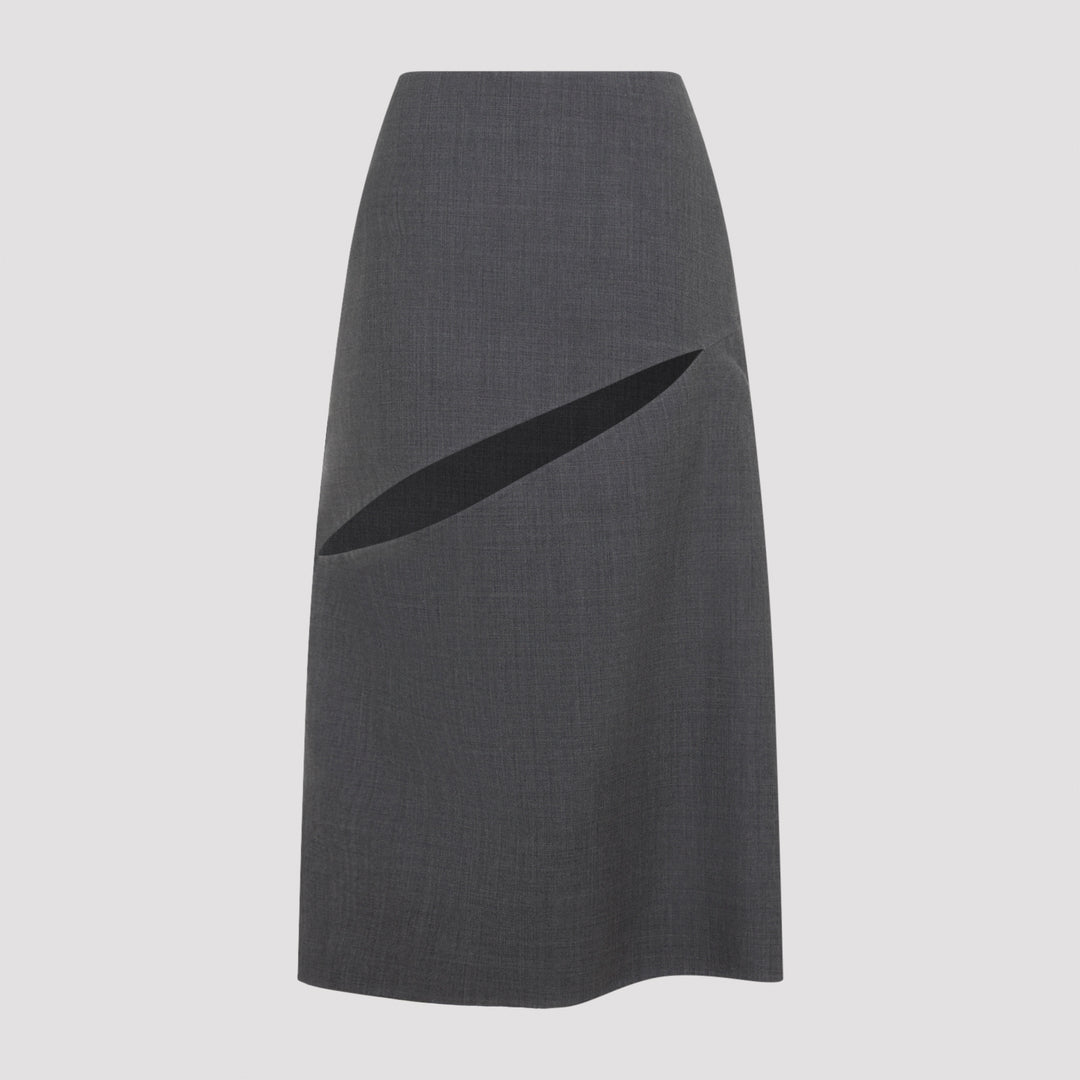 Jil Sander Midi skirts - Grey | c06ecebaf084ed02673465f7f6010994209b6567
