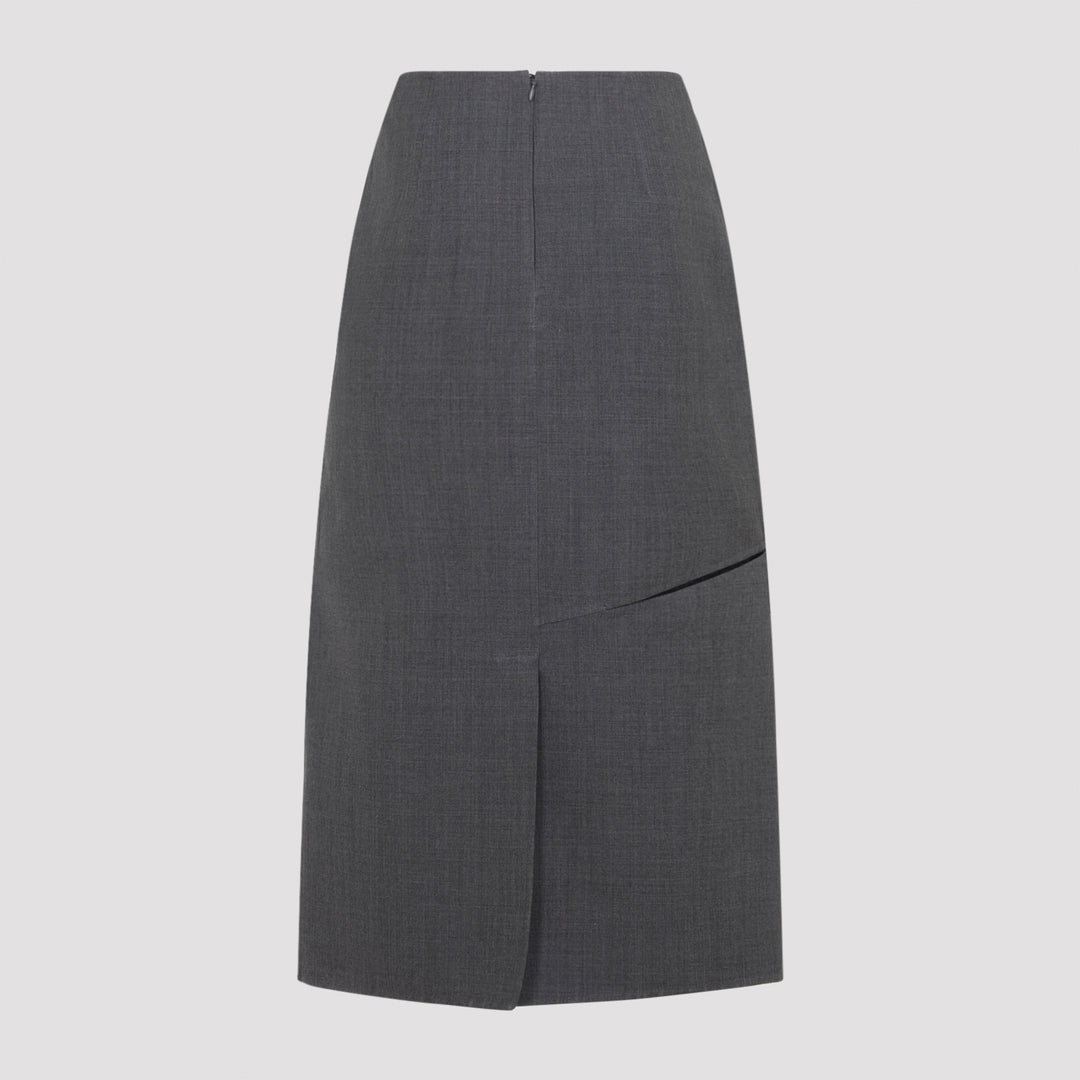 Jil Sander Midi skirts - Grey | eae38c0e63b7414ec125ec7d048a122a1e500746