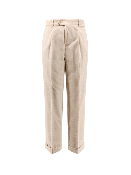 Peet Pleat Corduroy Trousers