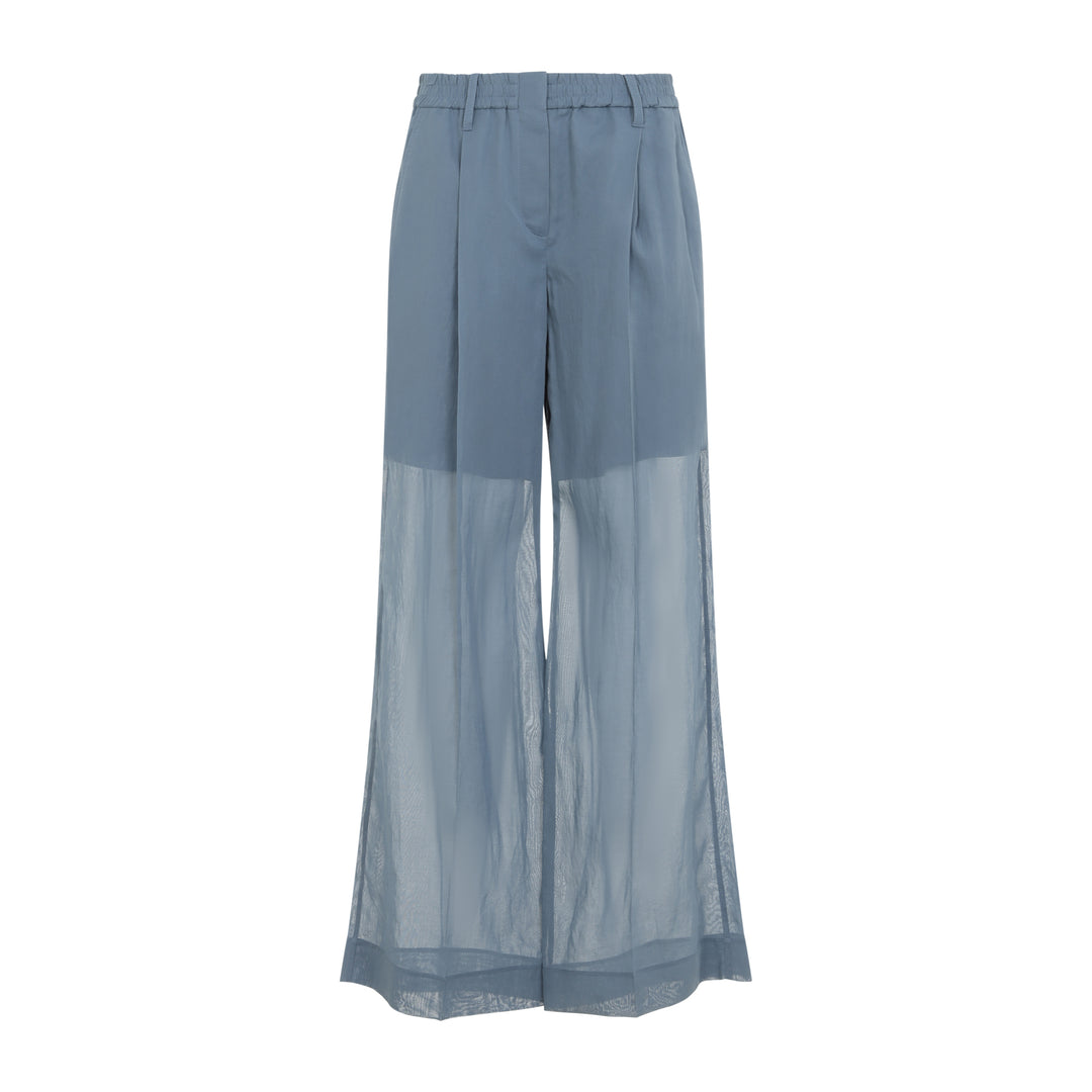 Brunello Cucinelli Regular & straight leg - Blue | 04eab0a80c75f8f2df51715e03621d90afc6cf59