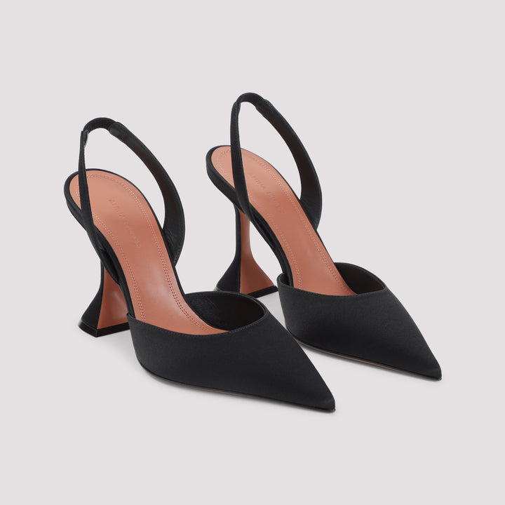 Amina Muaddi Mules - Black | 4cdd076de9b1af6bc0455f7e9658474bc163012f