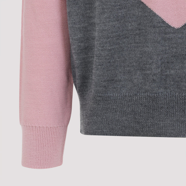 Jil Sander Pullover - Pink & Purple | 73751f30be09099898b03ef8b39ab8c47fe7741d