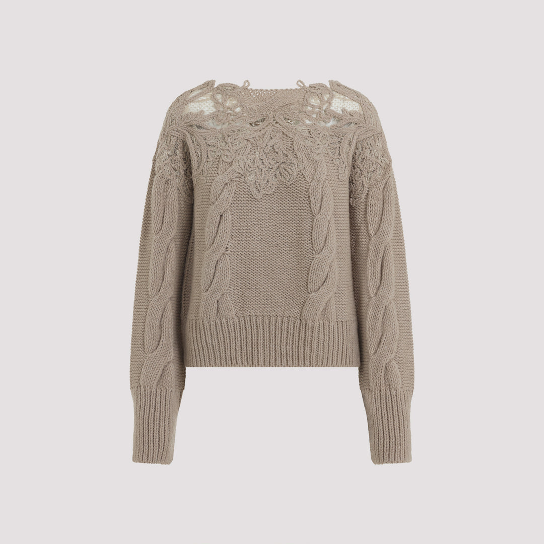 Ermanno Scervino Pullover - Nude & Neutrals | 4690fa79b56a6974e441adcfbe890d63a931ff54
