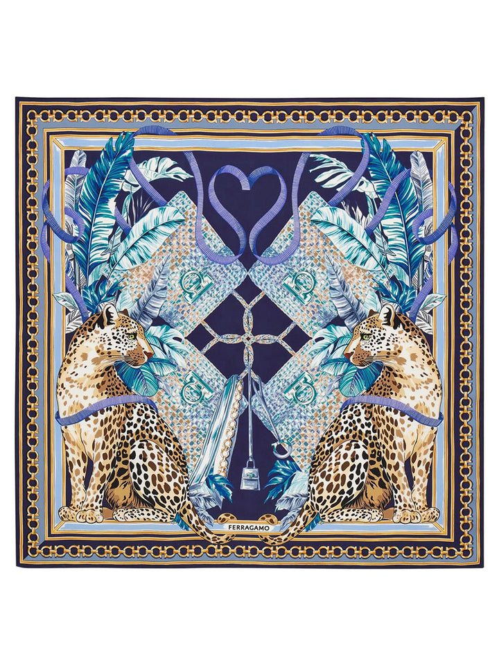 Ferragamo Foulards - Blue | acf4d22a6ad2f5e68237f63ff68ff29090db3d22