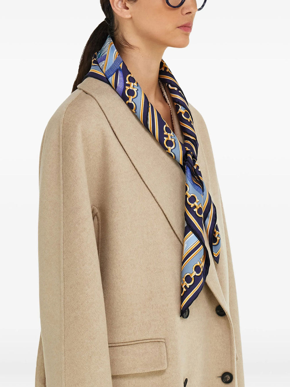 Ferragamo Foulards - Blue | 571fcc8a7f9bf8c8f3f2c78ec2ebf9f0dceda107