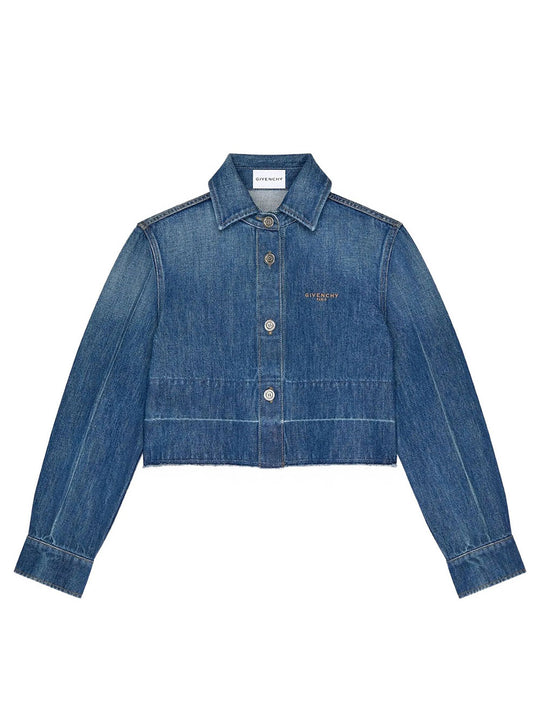 Shirt In Medium Blue Denim