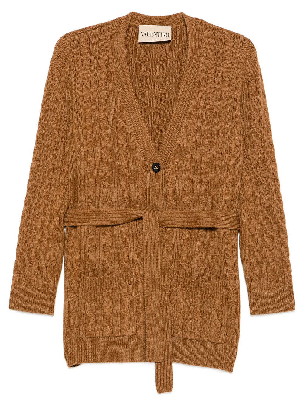 Valentino Garavani Cardigan - Brown | 22a8bb03930add0c19e7a2d77758dbb8f716af7b