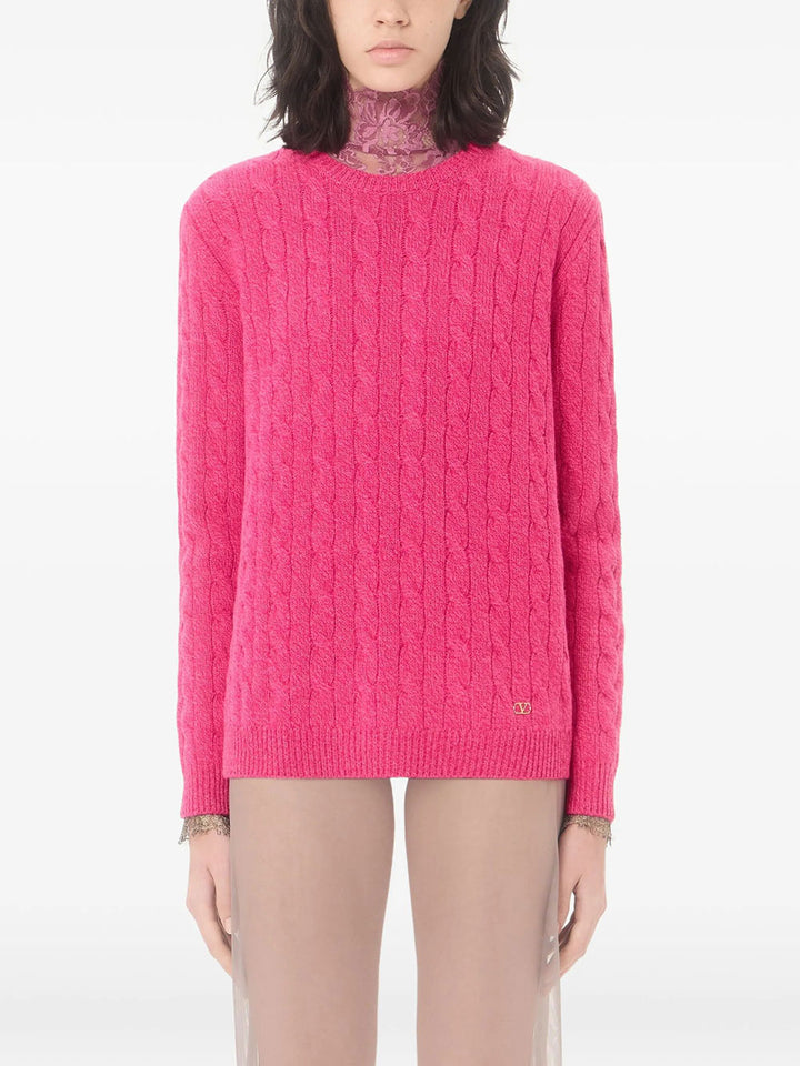 Valentino Garavani Pullover - Pink & Purple | 48a14c9d77b048f8b1aabb9670ea36165945831f