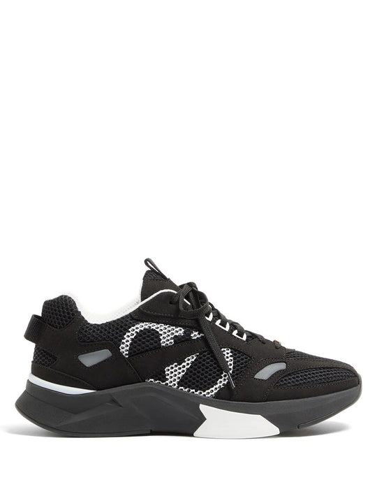 Demivee Sneakers In Mesh Fabric With Suede Inserts