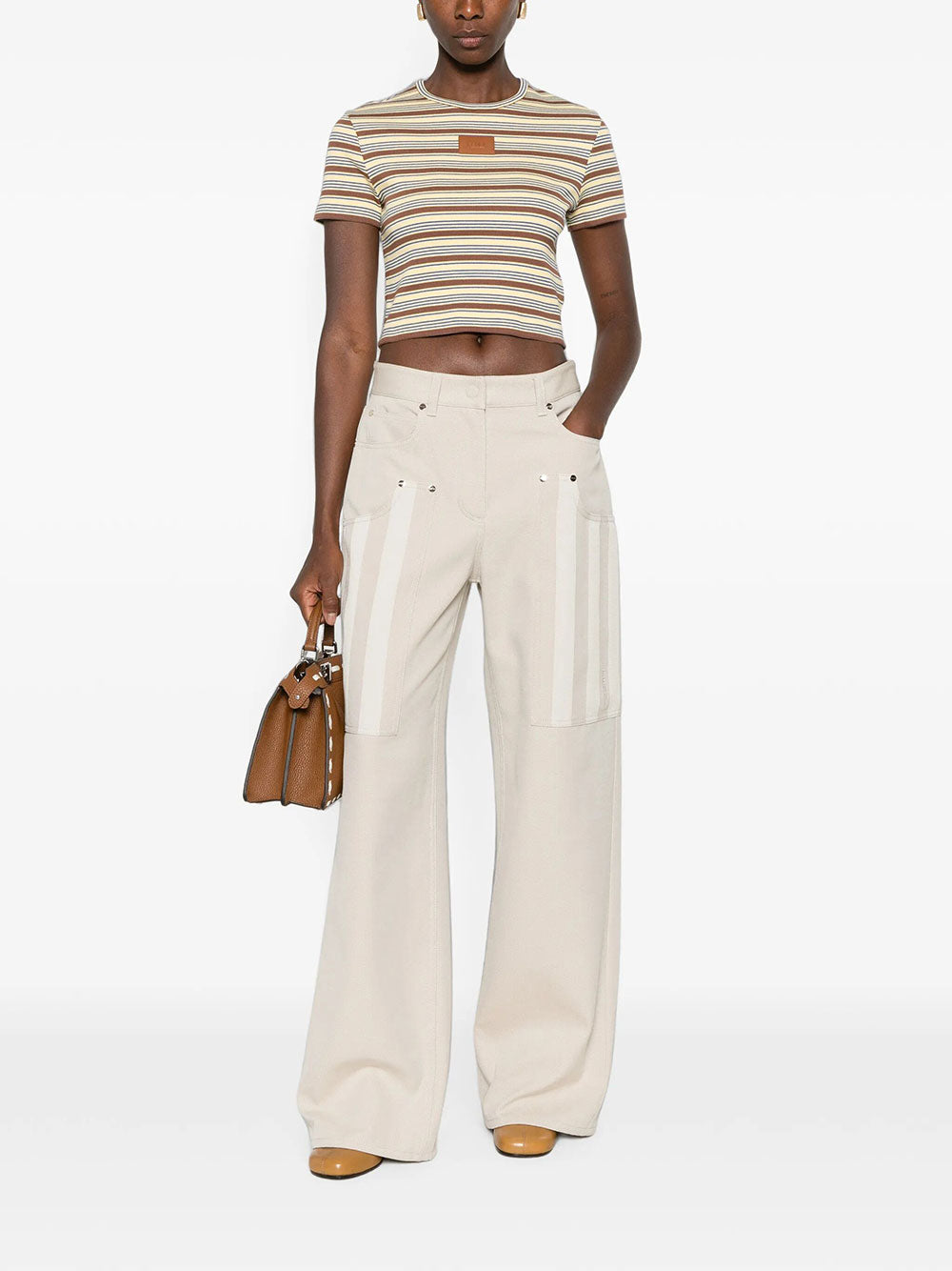 Fendi Wide leg - Nude & Neutrals | 4bc3754045084d8d88e6d9a4365bb2d5ab94385c