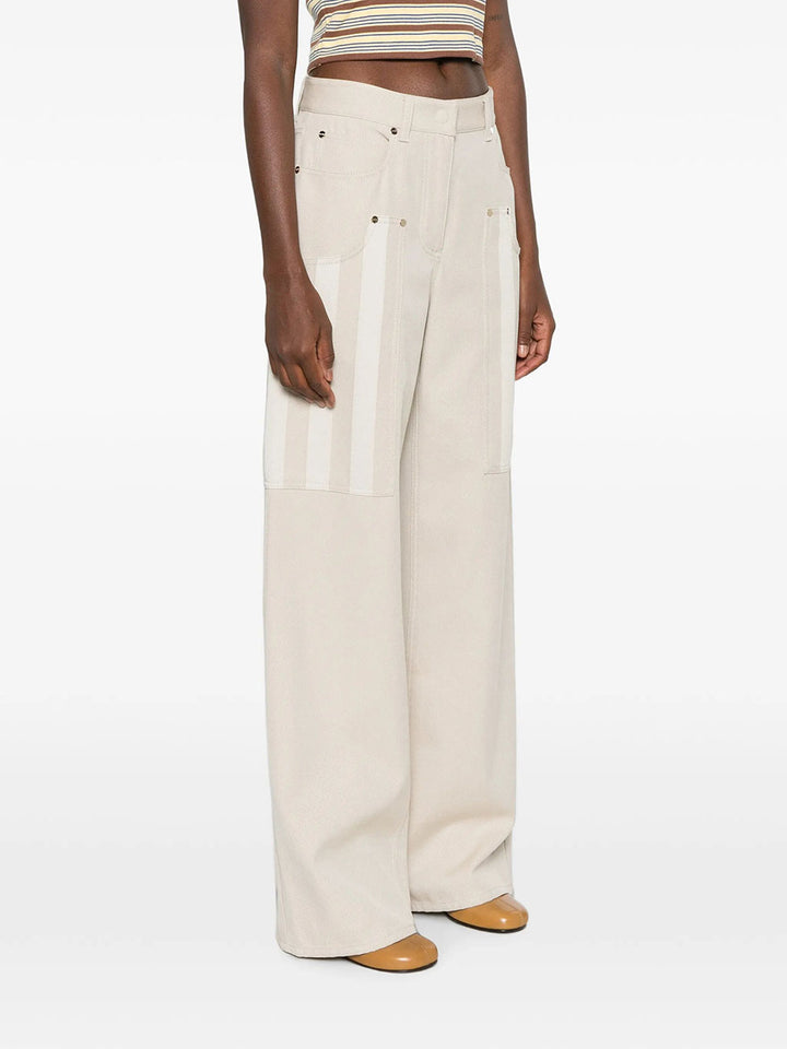 Fendi Wide leg - Nude & Neutrals | 380ccfc0d3b2702a52dca88de527ca044d8dbfc7